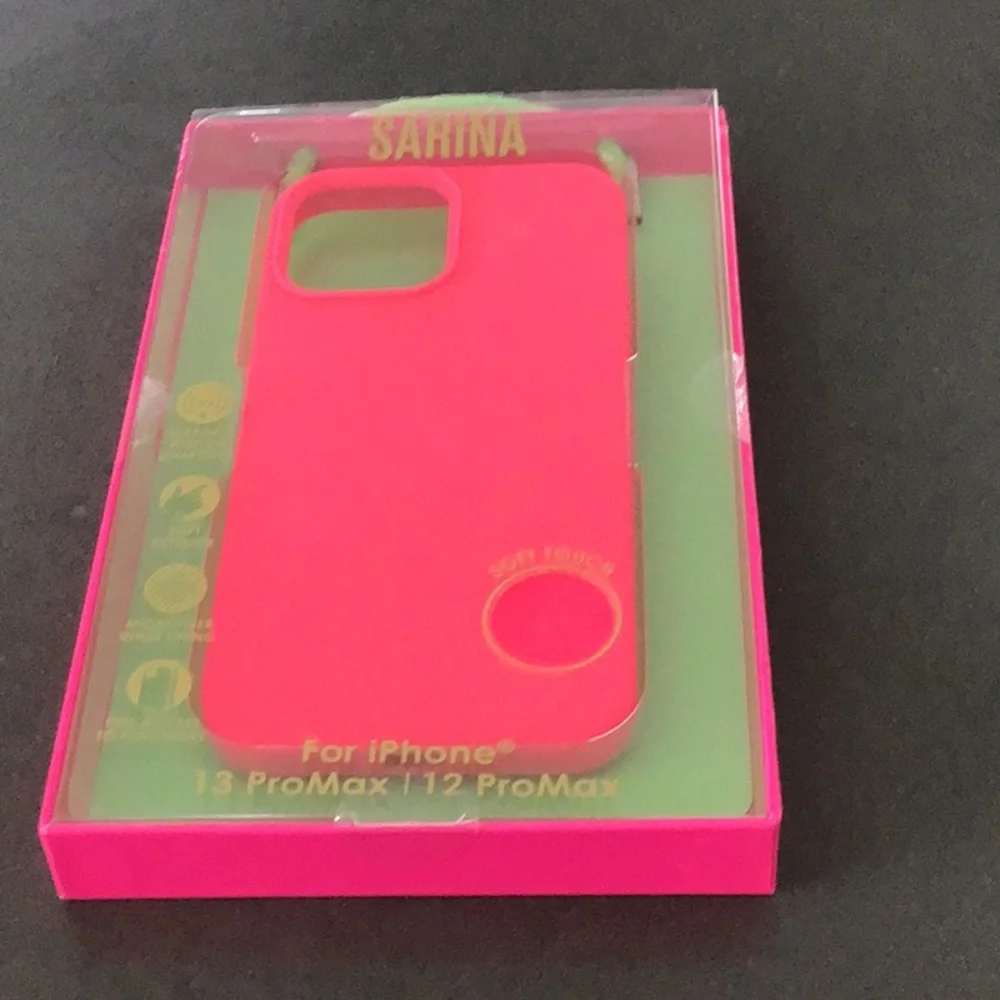 iPhone Cover NWT for 13 ProMax/12 ProMax soft exterior & Microfiber inner lining